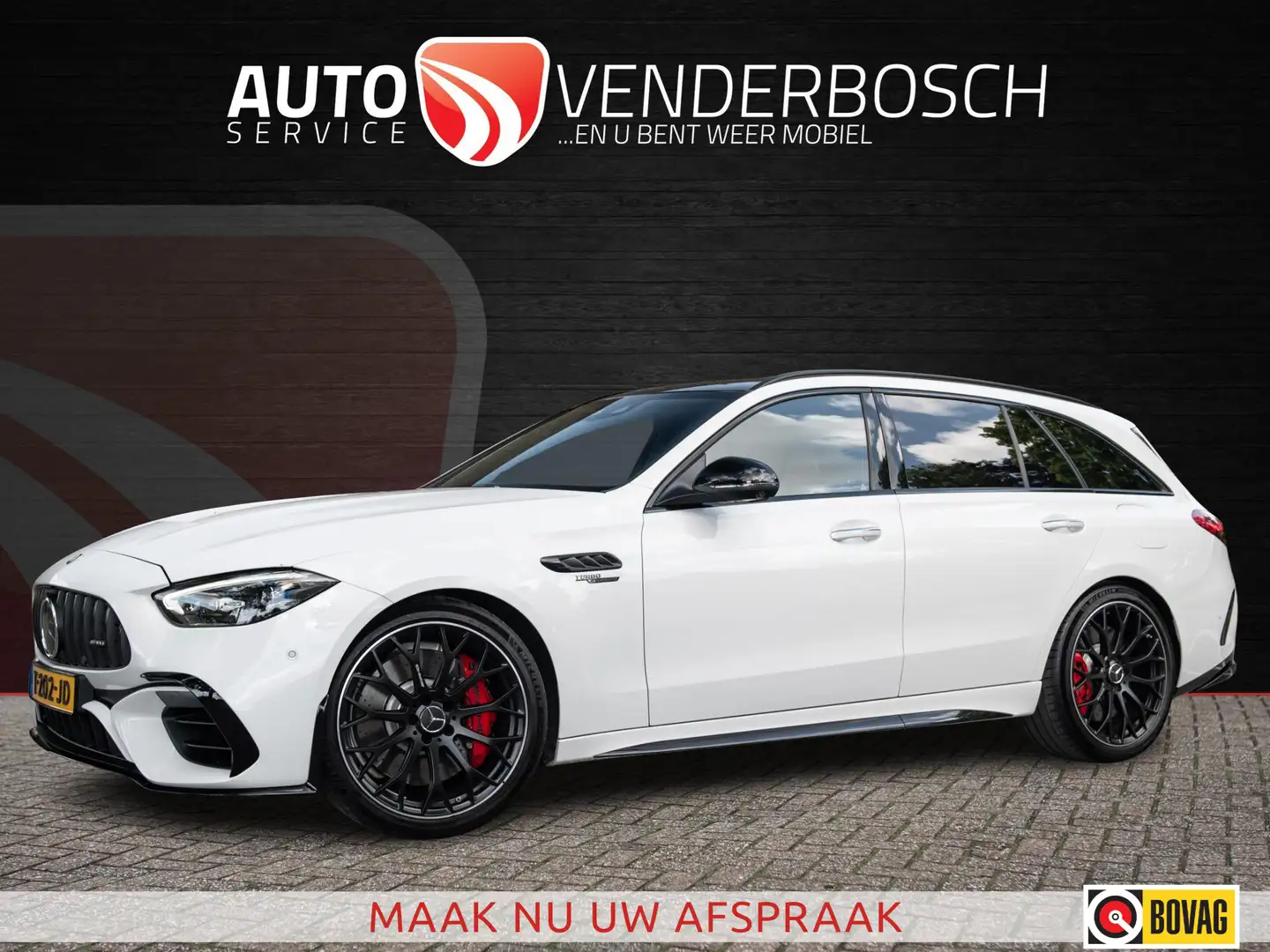 Mercedes-Benz C 63 AMG Estate S E Performance 680pk | Alle opties Weiß - 1