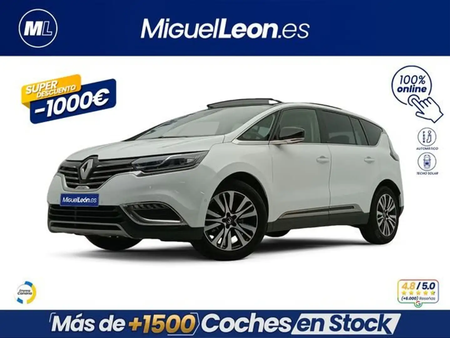 Renault Espace 1.6dCi TT En. Initiale Paris EDC 118kW Gris - 1