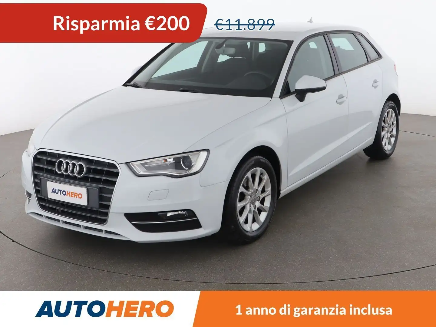 Audi A3 1.6 TDI Attraction Weiß - 1