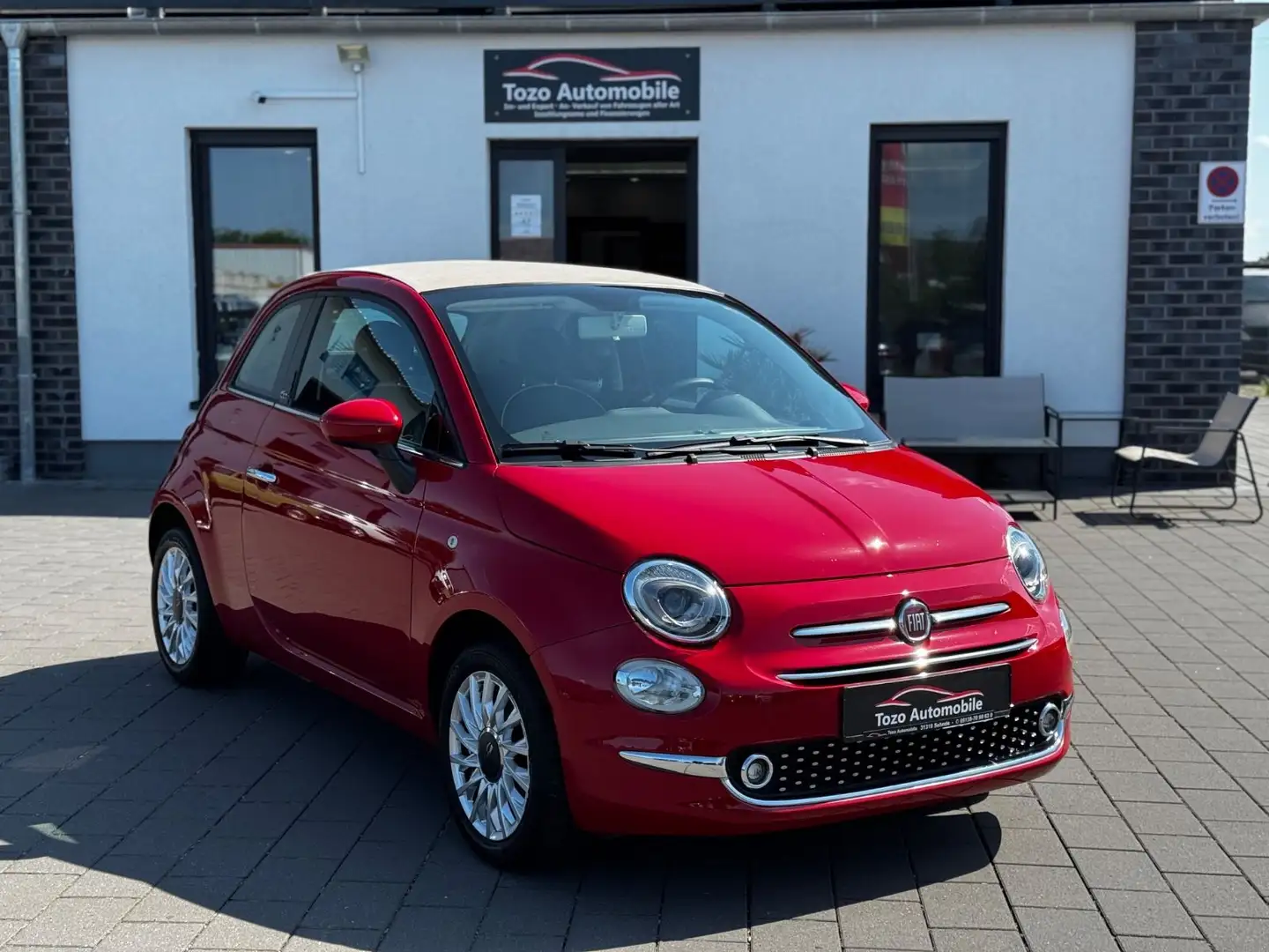 Fiat 500 C Lounge*KLIMA*PDC*SHZ*BLUETOOTH*2HAND* Rouge - 1