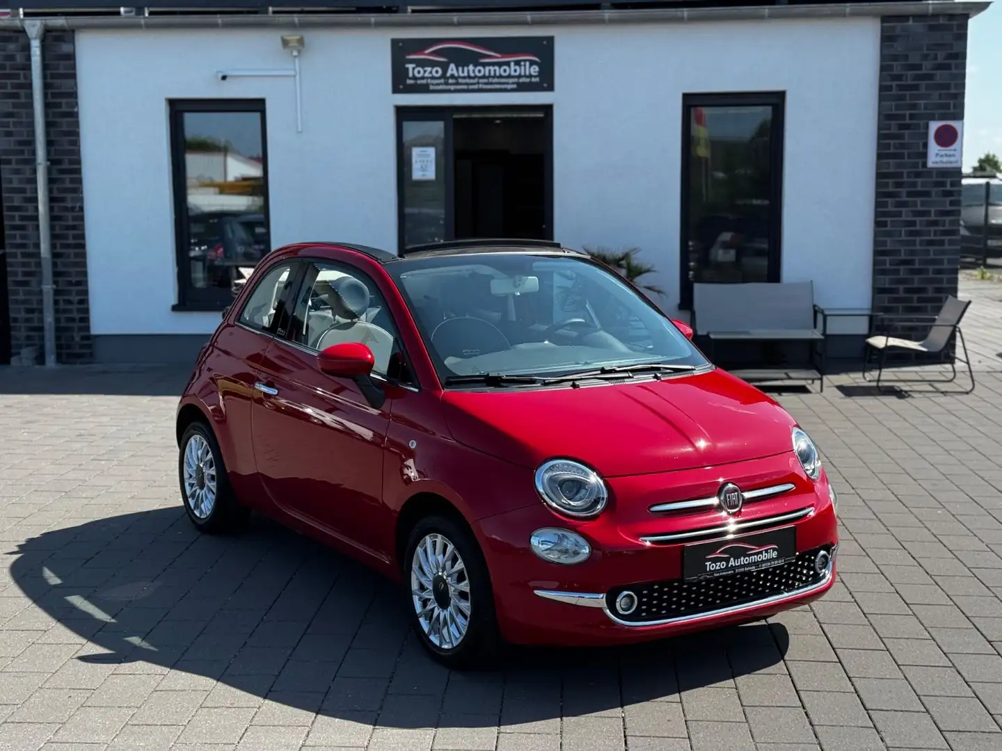 Fiat 500 C Lounge*KLIMA*PDC*SHZ*BLUETOOTH*2HAND* Rouge - 2