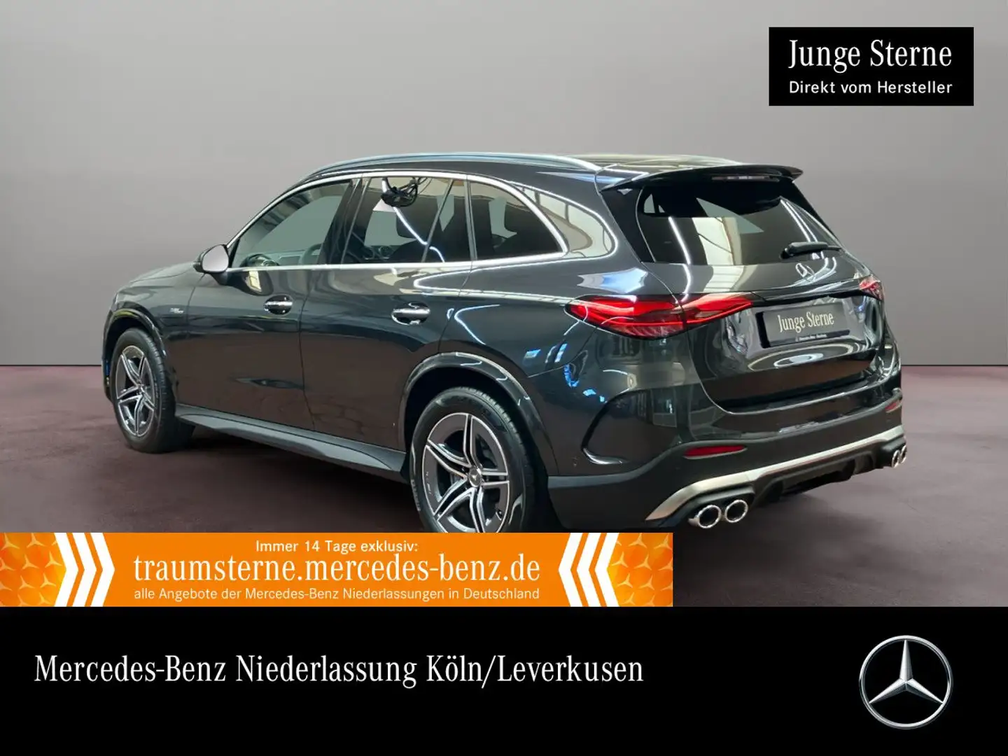 Mercedes-Benz GLC 43 AMG GLC 43 4M PANO+360+AHK+STHZG+KEYLESS+9G Grau - 1