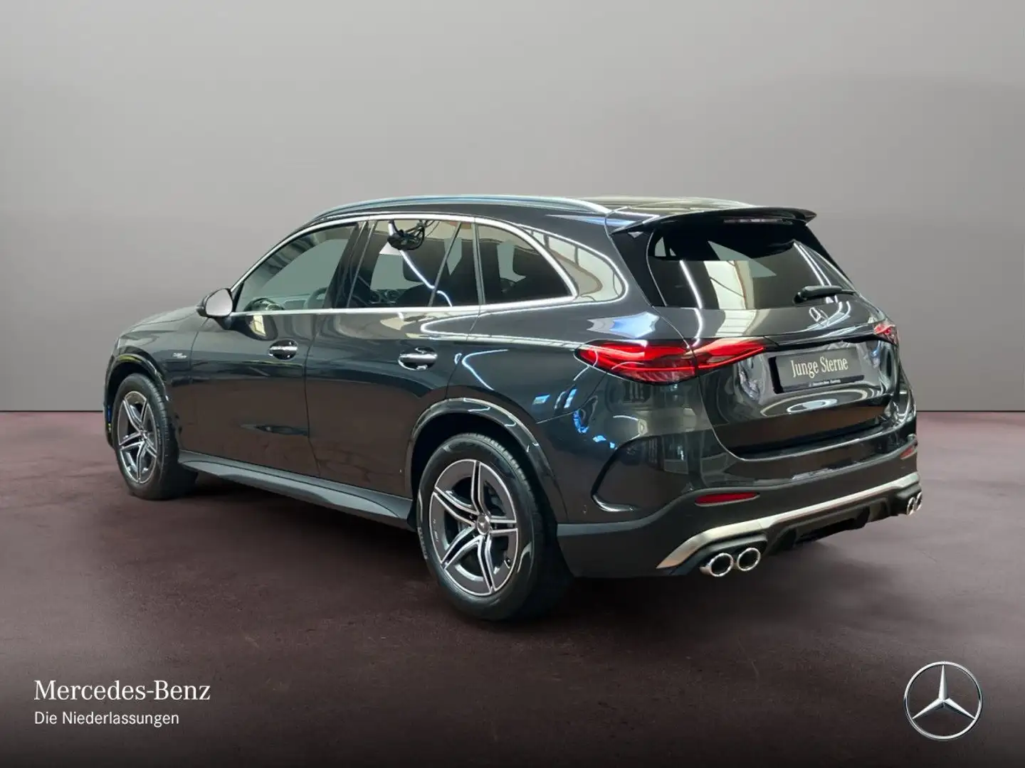 Mercedes-Benz GLC 43 AMG GLC 43 4M PANO+360+AHK+STHZG+KEYLESS+9G Grau - 2