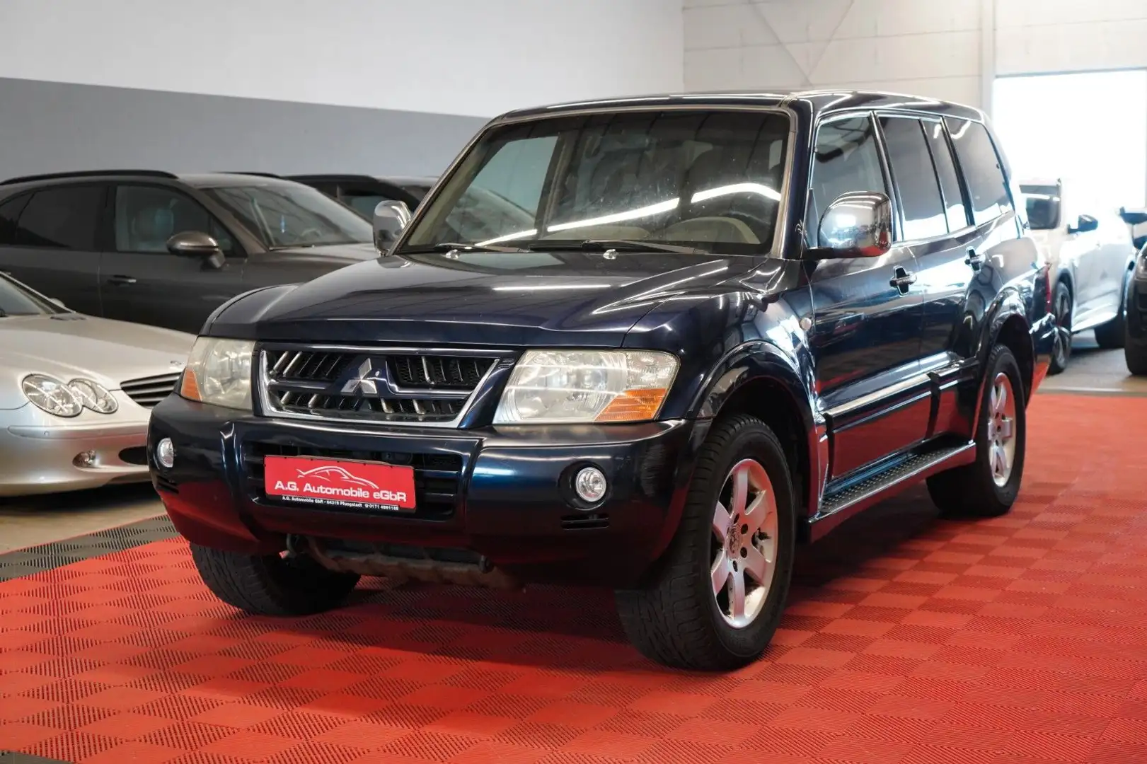Mitsubishi Pajero 3,2 DI-D 2.Hand*7Sitz*Klimaaut*Temp*AHK* Azul - 1