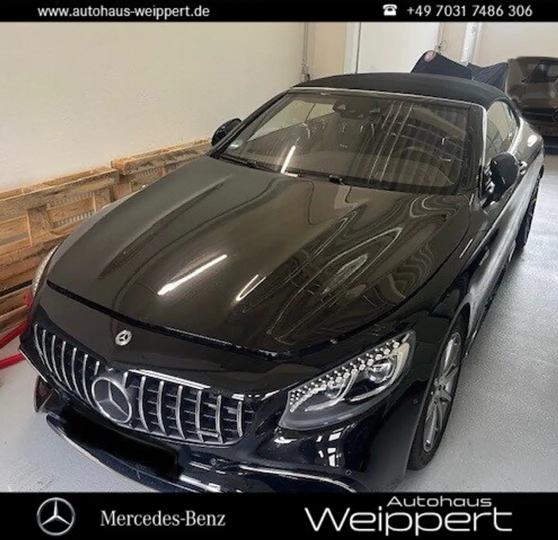 Mercedes-Benz S 63 AMG Mercedes-AMG S 63 4MATIC+ CABRIOLET Noir - 1