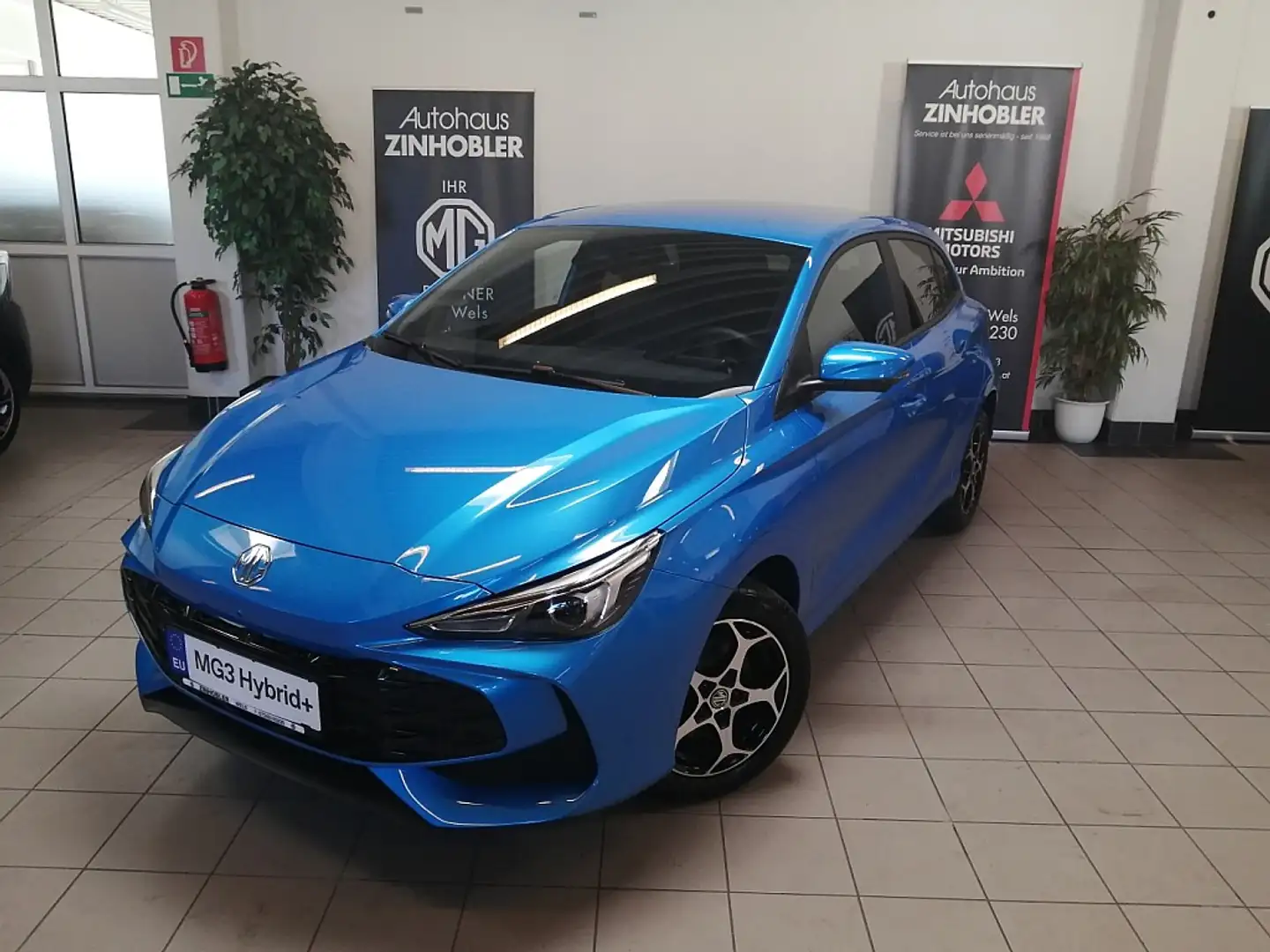 MG MG3 1,5 Hybrid+ Luxury Aut. Leasingbonus Blau - 1