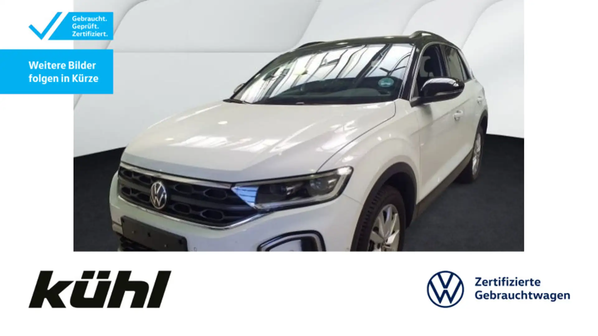 Volkswagen T-Roc 2.0 TDI DSG Goal ACC/IQ.Drive/AHK/18"/Kame Weiß - 1