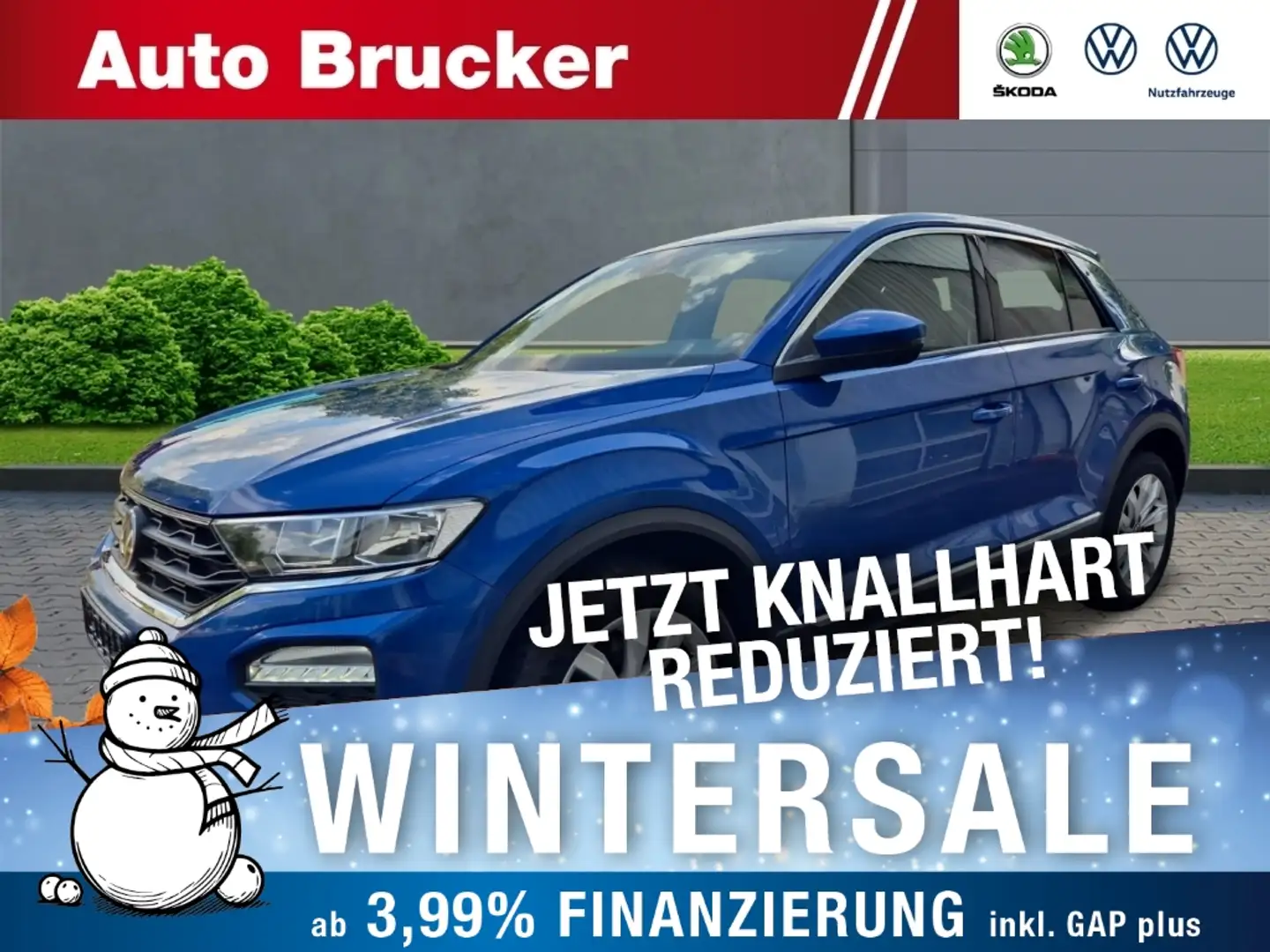 Volkswagen T-Roc Sport 2.0 TDI 7-G-DSG Sitzheizung, PDC, DAB, ALS, Blau - 1
