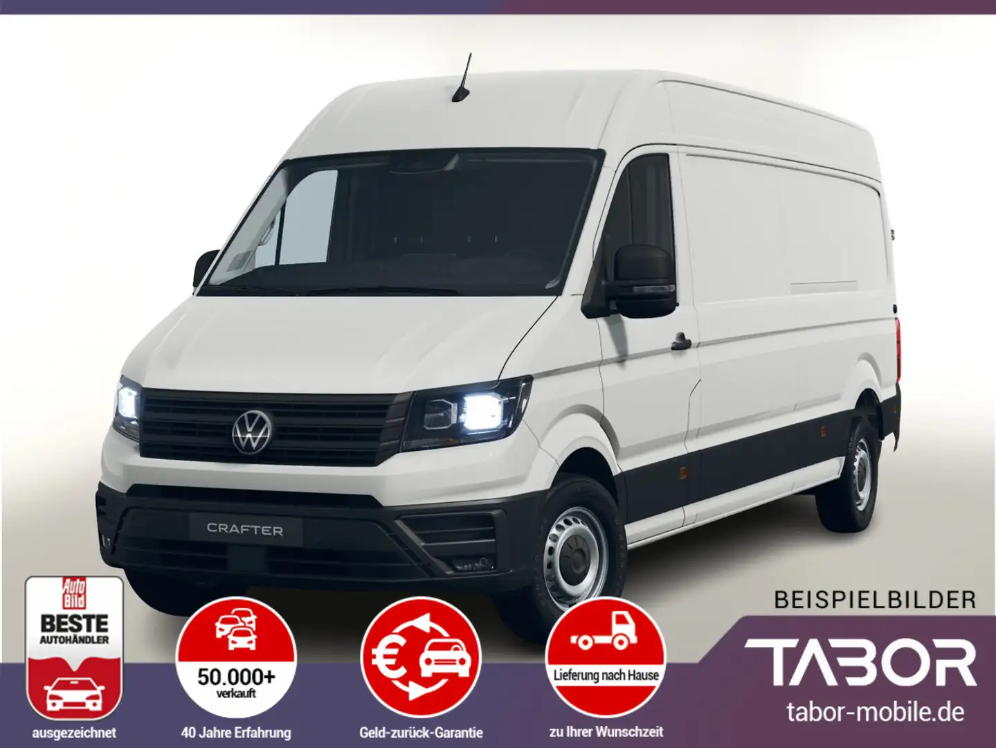 Volkswagen Crafter 35 2.0 TDI 177 L4H3 PDC Temp 3S FACELIFT Weiß - 1
