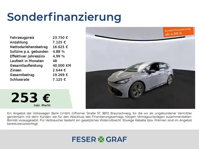 CUPRA Born electric 150kW Automatik DAB LED ACC Navigati