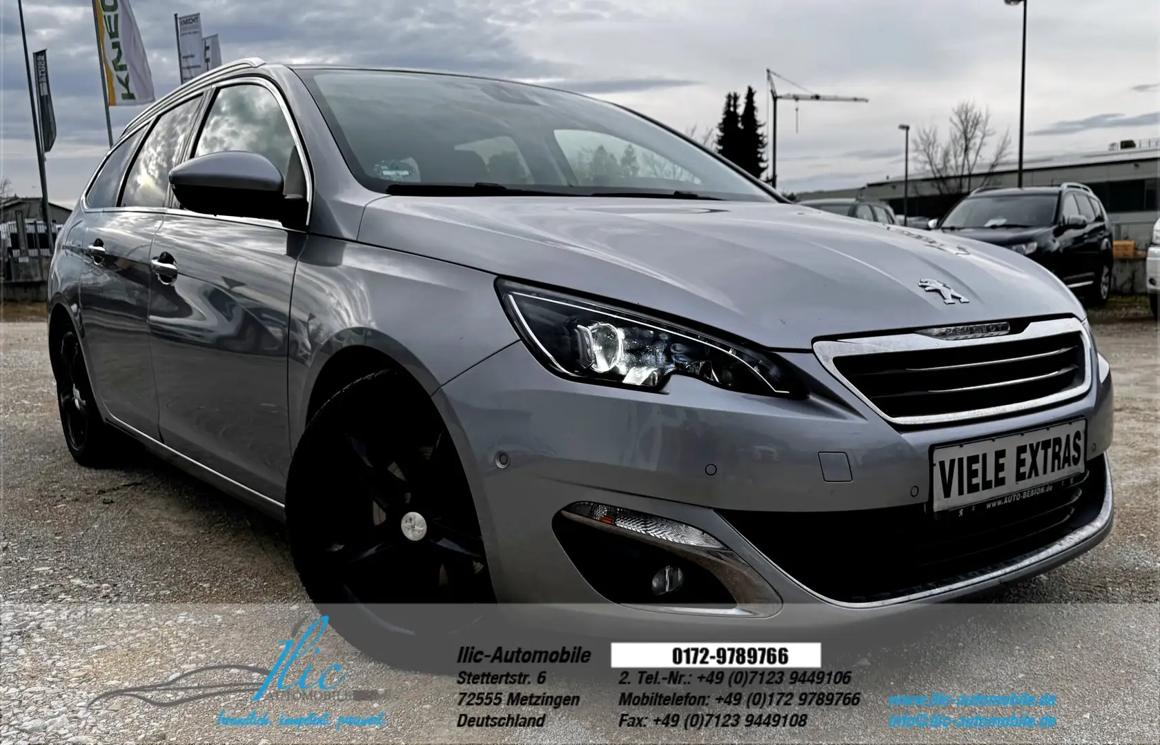 Peugeot 308 SW Allure/LED/NAVI/LED/PANOR./ALU/2.Hand Gris - 1