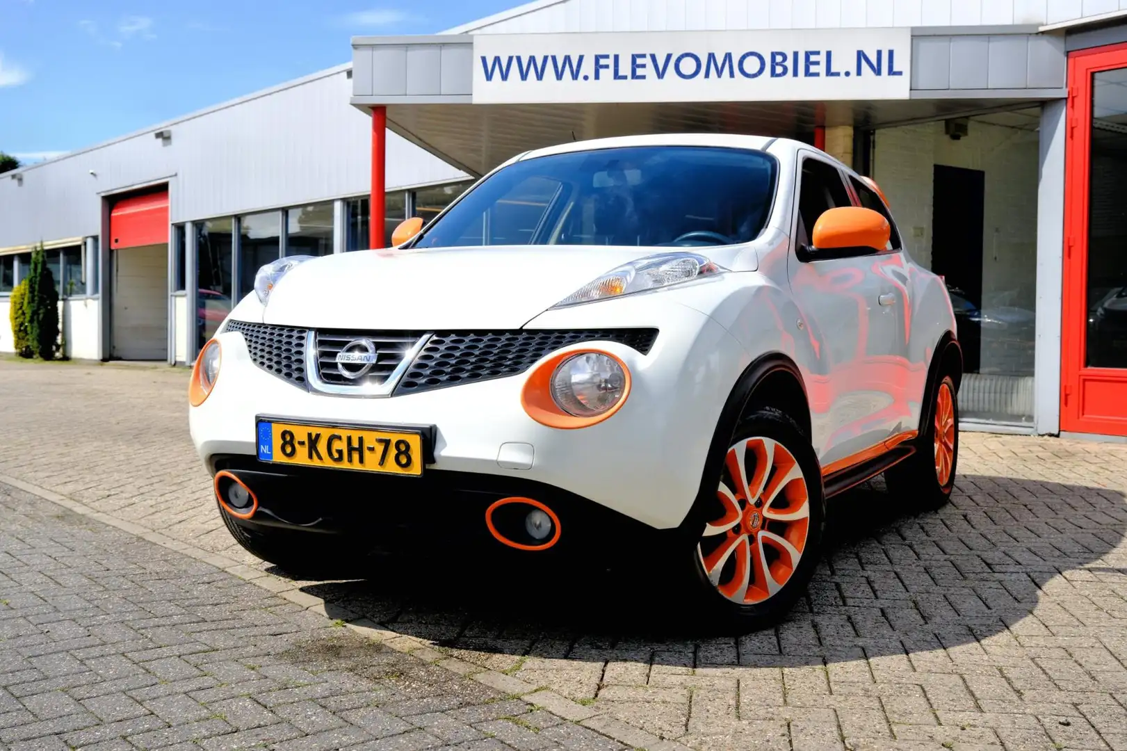 Nissan Juke 1.6 Acenta Navi|Clima|Cam|LMV Wit - 1