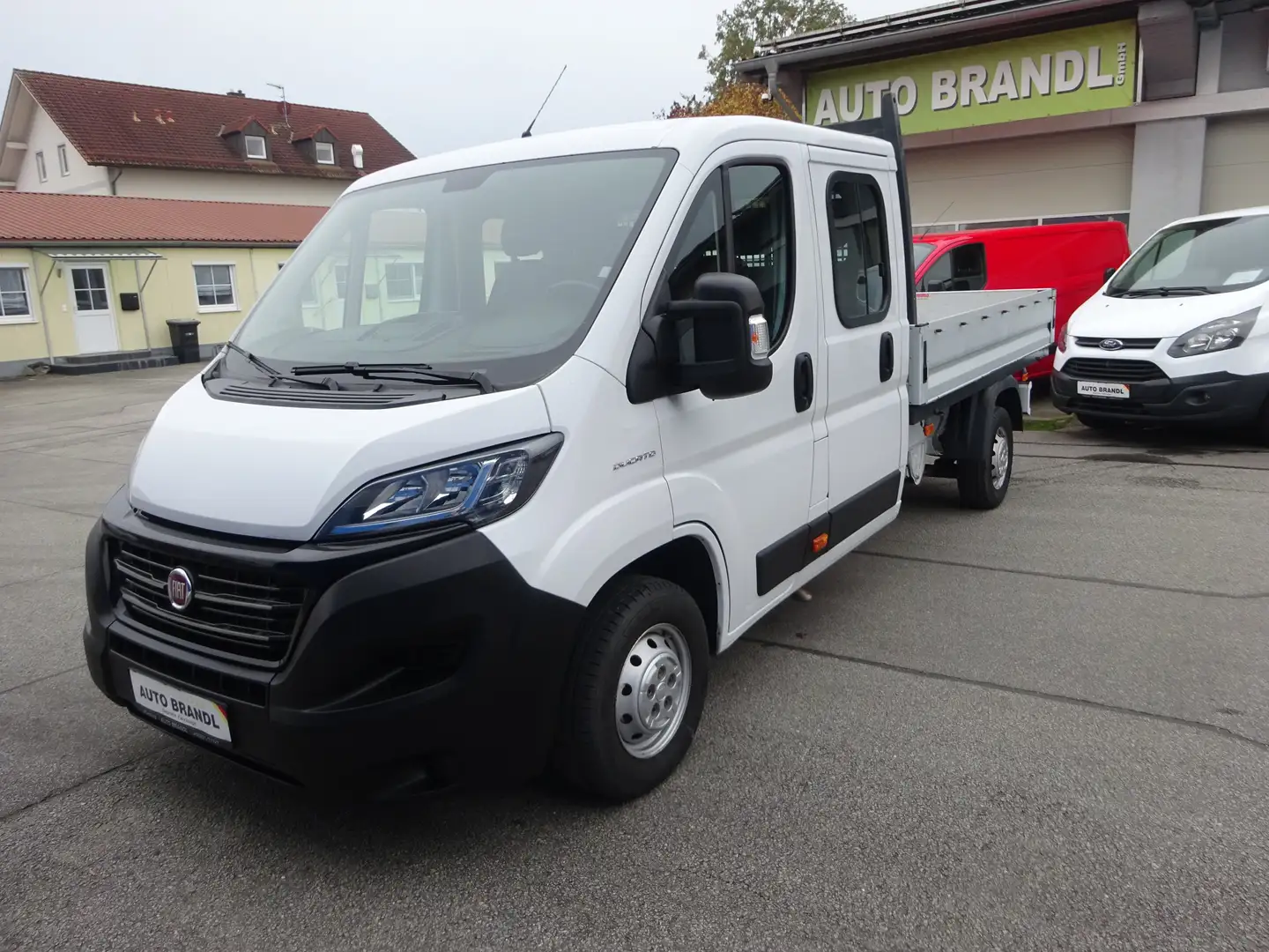 Fiat Ducato L4 DOKA Pritsche RS:4035 mm Klima Temp.7Sitze Biały - 1