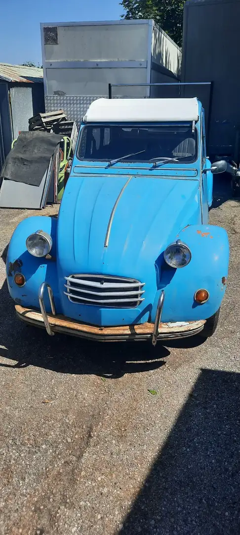 Oldtimer Citroen 2cv AZAM Blau - 1