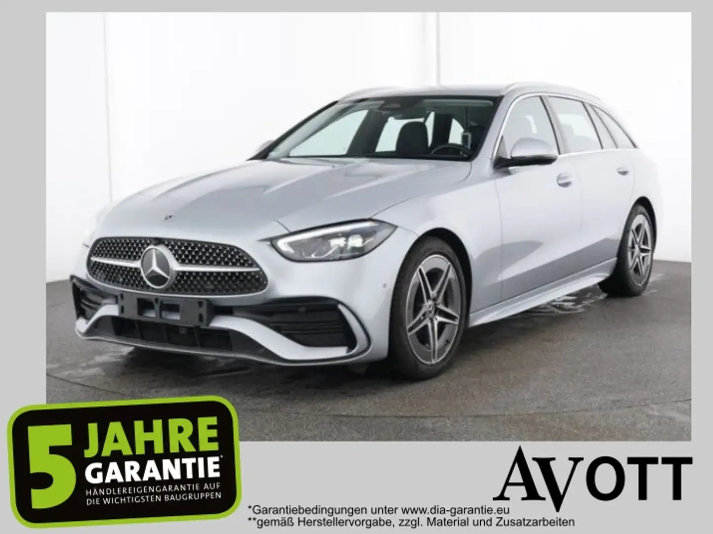 Mercedes-Benz C 180 T AMG-Line Silber - 1