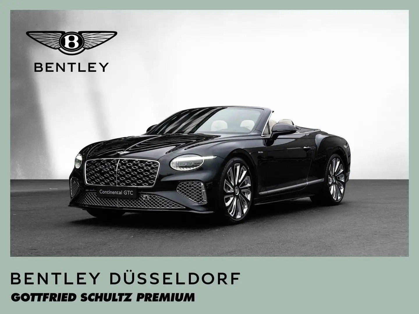 Bentley Continental GTC Mulliner // BENTLEY DÜSSELDORF Noir - 1