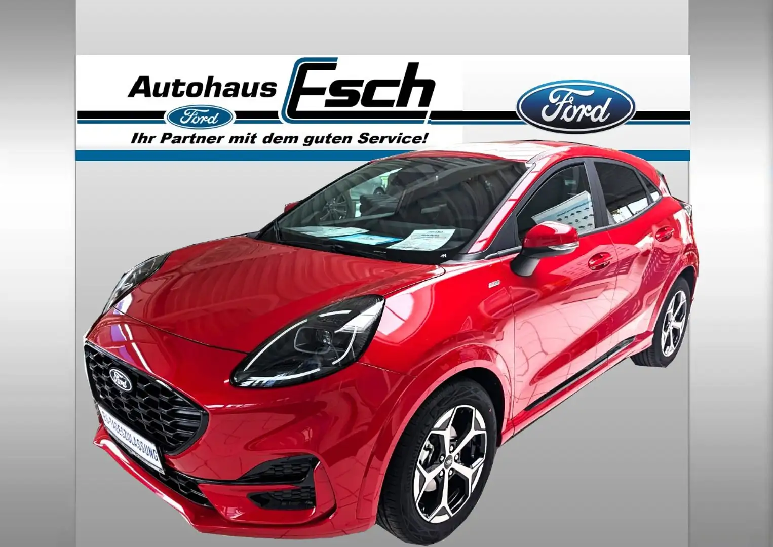 Ford Puma ST-Line **Mild-Hybrid** 1.0 EcoBoost AUTOMATIK Rot - 1