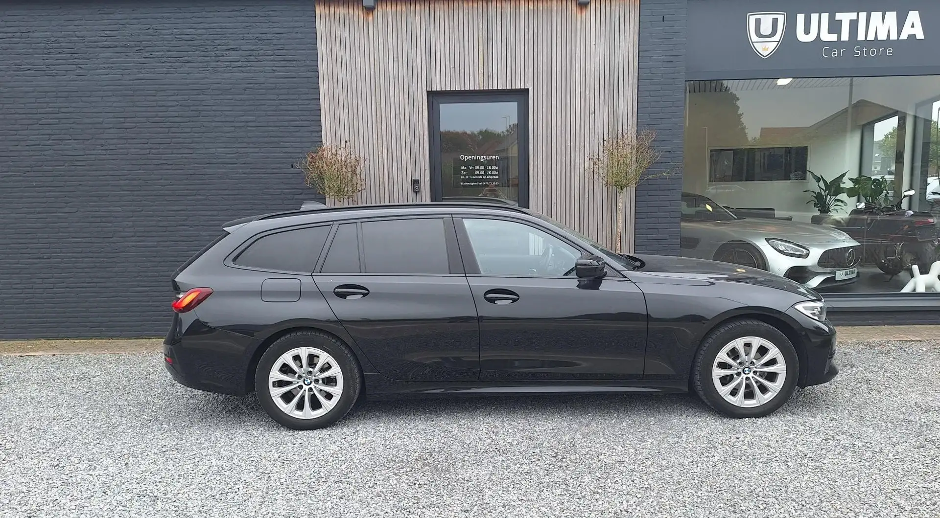 BMW 316 AUTOMAAT/NAVI/PARKEERHULP/VERW ZETELS Noir - 1