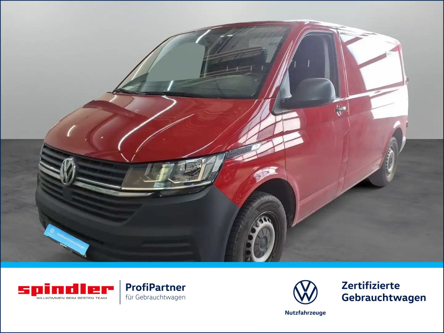Volkswagen T6.1 Transporter / Sortimo, Heckflügeltüren, DAB Rot - 1