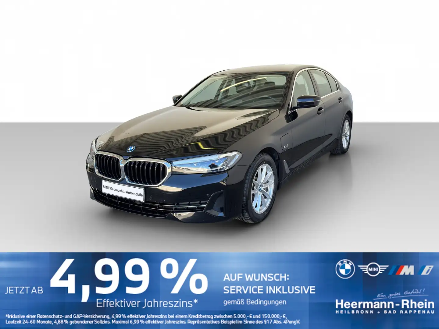 BMW 520 e Lim. LiveCock.Sportsz.PDC.SHZ.DuLa.Klimaaut Nero - 2
