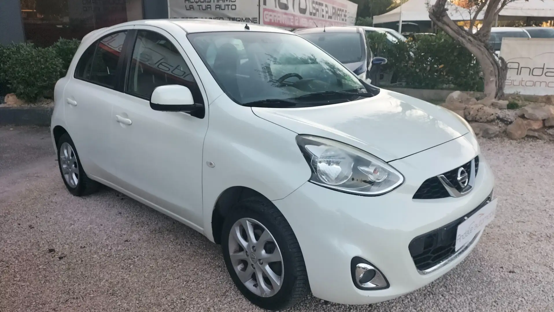 Nissan Micra 1.2 12V 5 porte Acenta SOLO 90000KM Bianco - 2