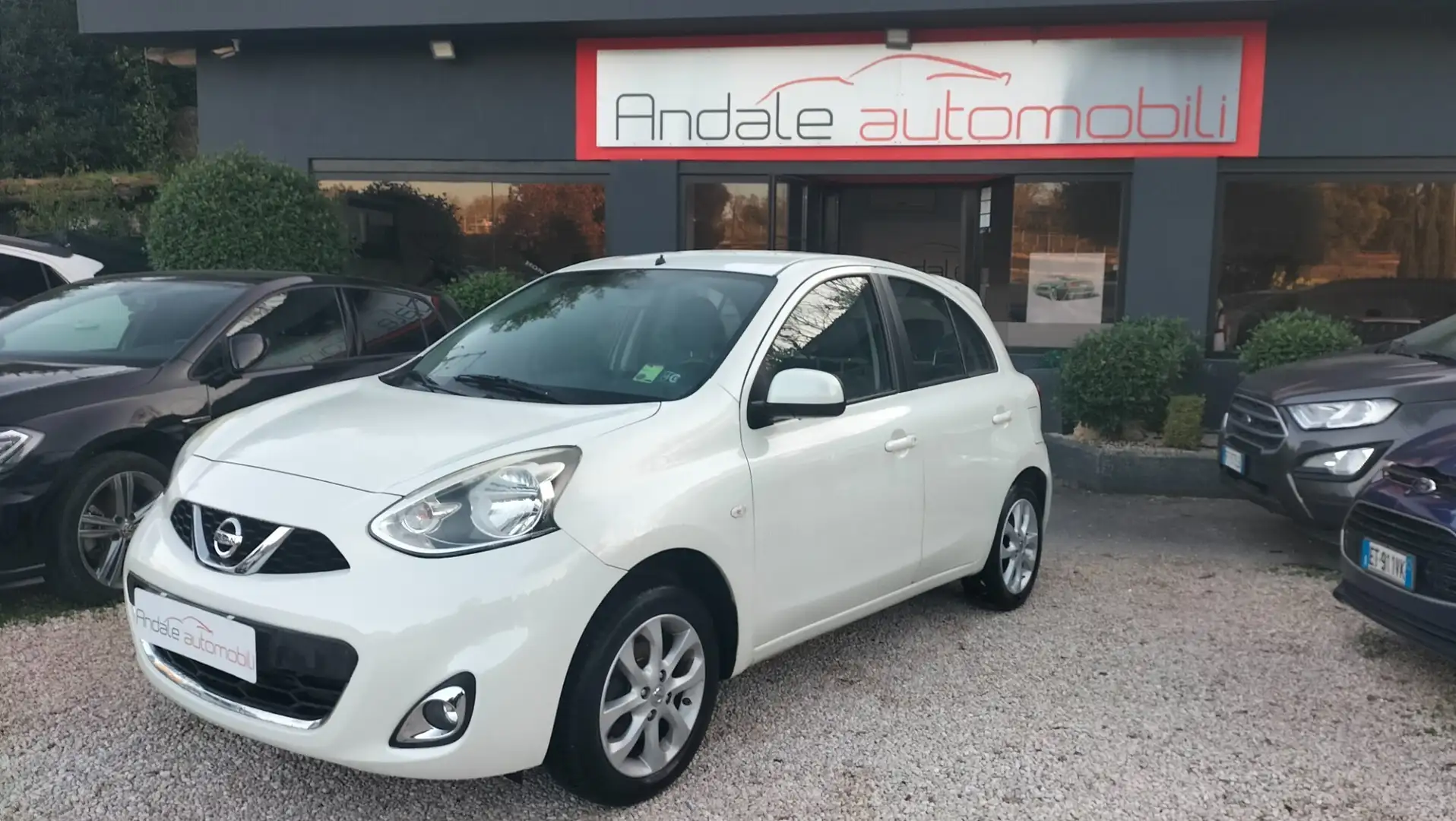 Nissan Micra 1.2 12V 5 porte Acenta SOLO 90000KM Bianco - 1
