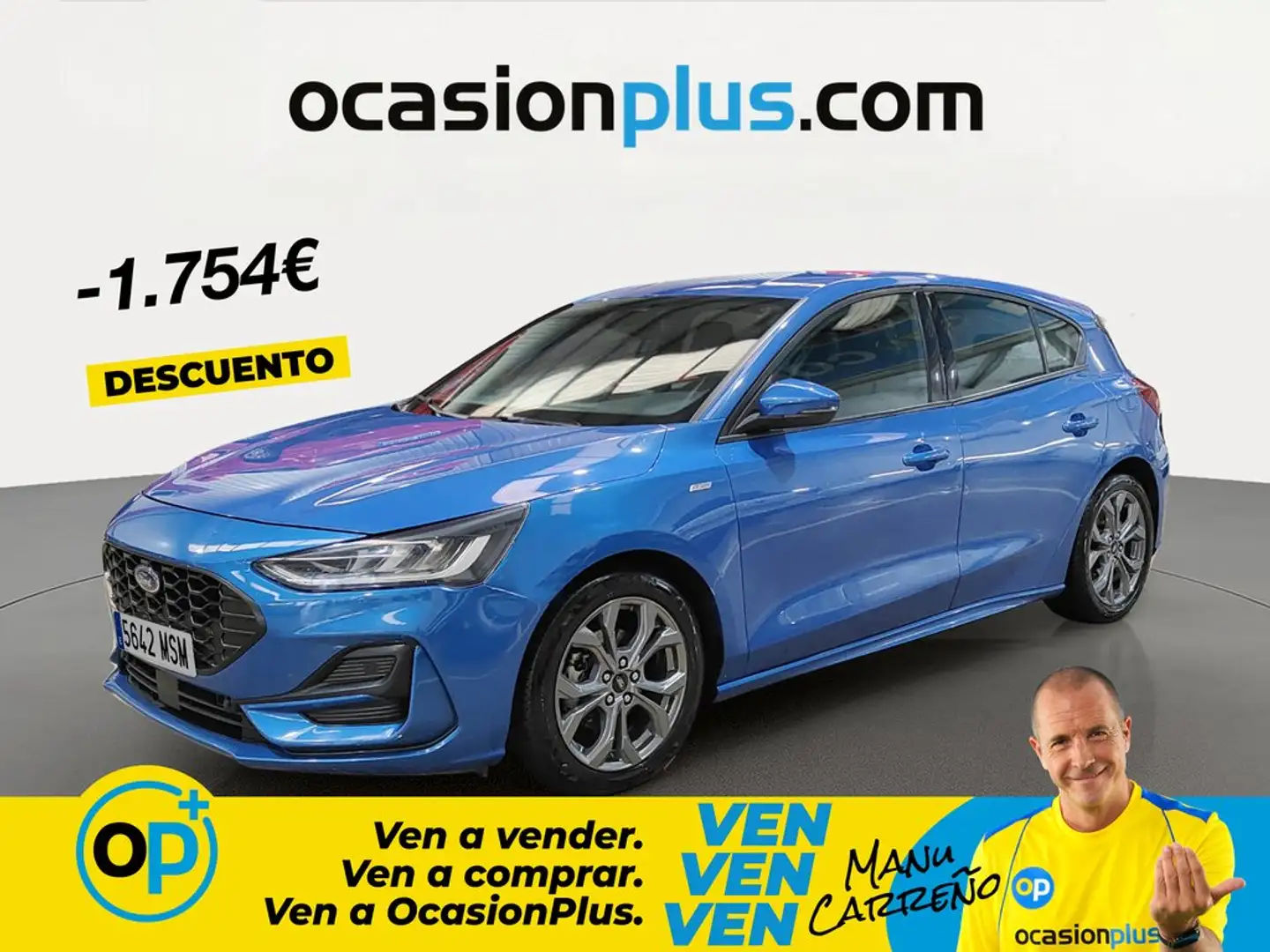 Ford Focus 1.0 Ecoboost MHEV ST-Line 155 Aut. Azul - 1