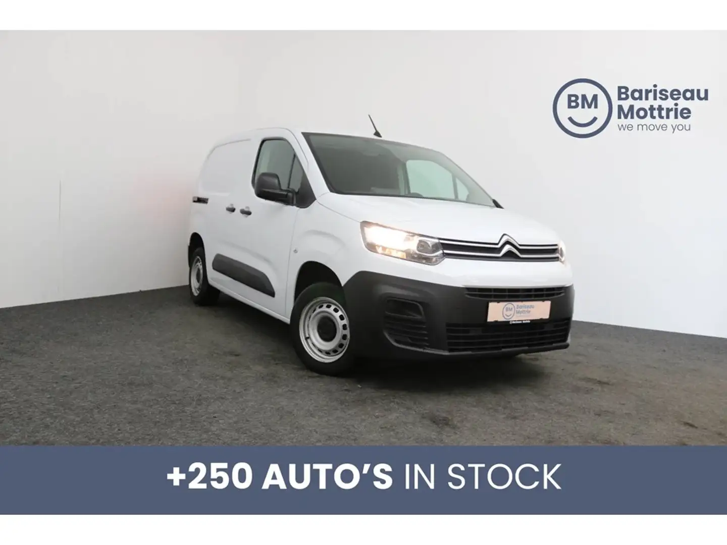 Citroen Berlingo 1.5D LICHTE VRACHT 3-ZIT *DAB*CARPLAY*SENSOREN ACH Wit - 1