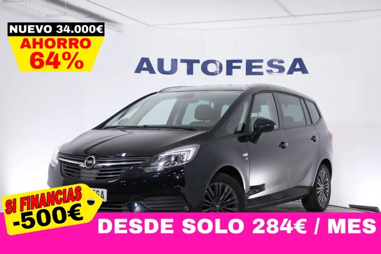 Opel Zafira EXCELLENCE 1.6 CDTI 5 PLAZAS 5P # IVA DEDUCIBLE,NA Negro - 1