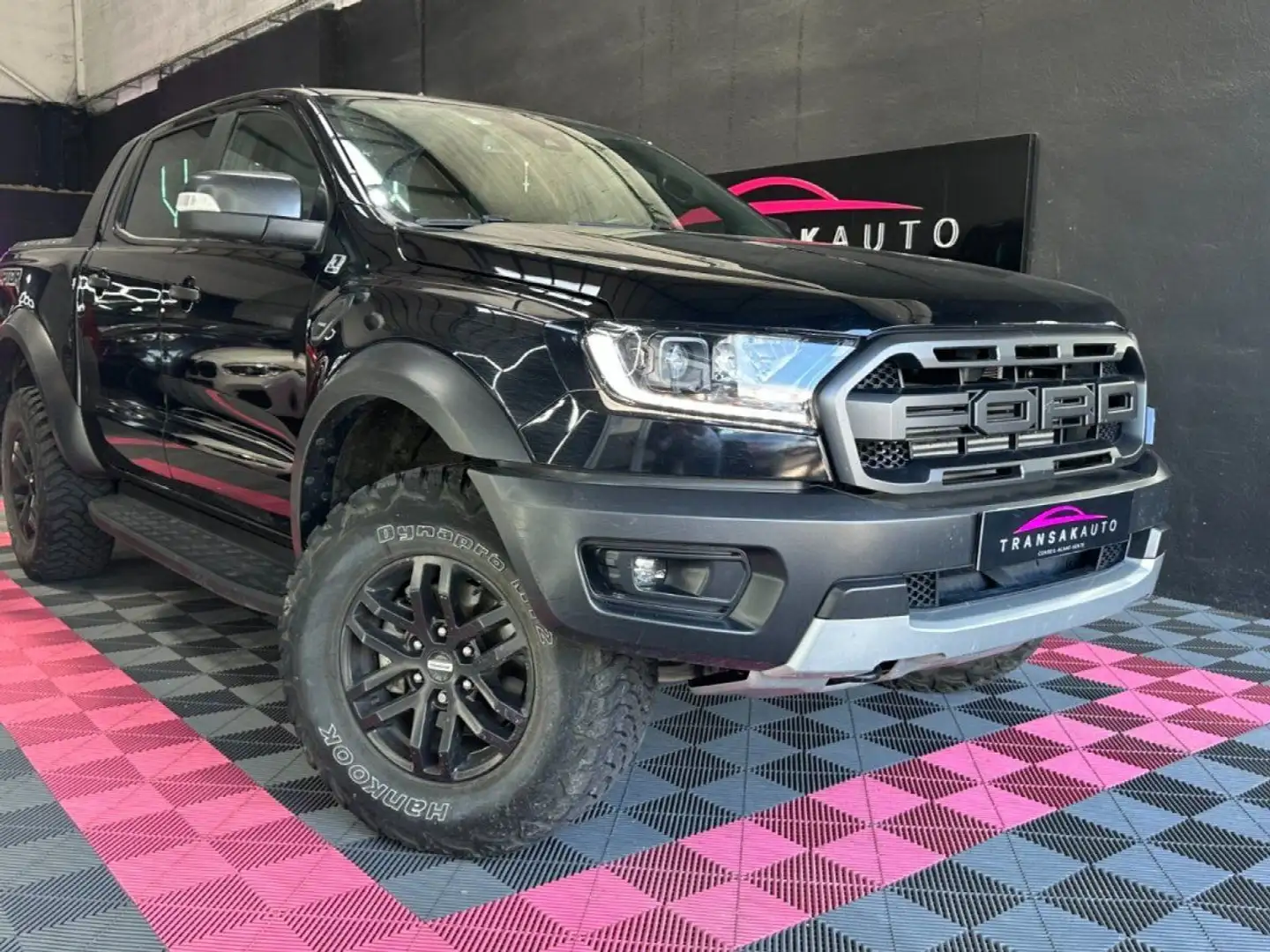 Ford Ranger DOUBLE CABINE RAPTOR 2.0L 213 ch ~ Caméra de recul ~ Attelage ~ Sièges chauffants Noir - 1