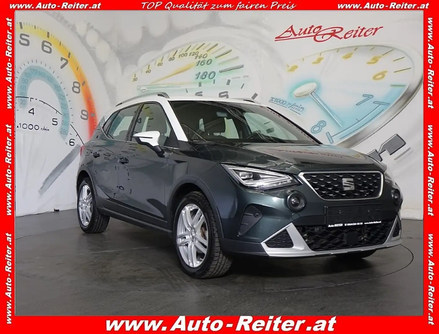 SEAT Arona 1,0 Eco TSI Xperience *LED, NAVI, KLIMA* Grün - 1
