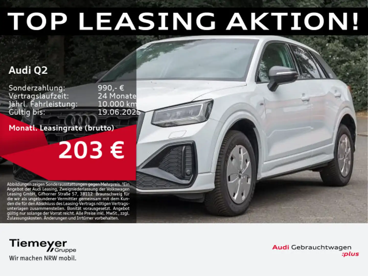 Audi Q2 30 TFSI S LINE eKLAPPE LM18 SOUNDSYS Blanc - 1