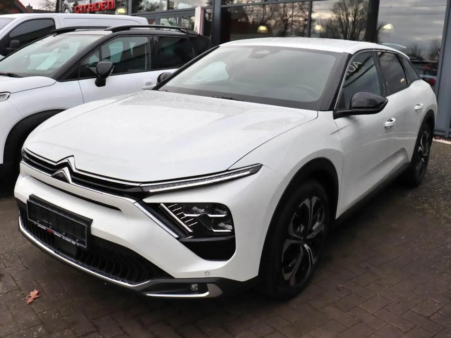 Citroen C5 X PureTech 130 ETG8, behei. Frontsch + Lenkrad, Navi Blanc - 1