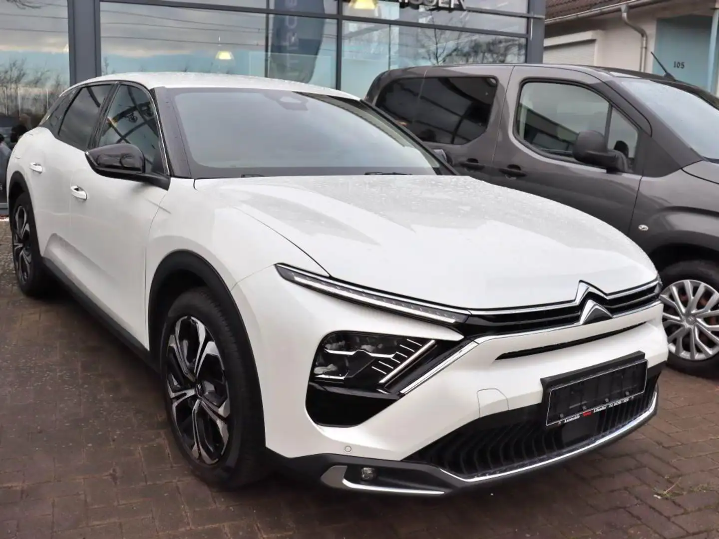 Citroen C5 X PureTech 130 ETG8, behei. Frontsch + Lenkrad, Navi Blanc - 2