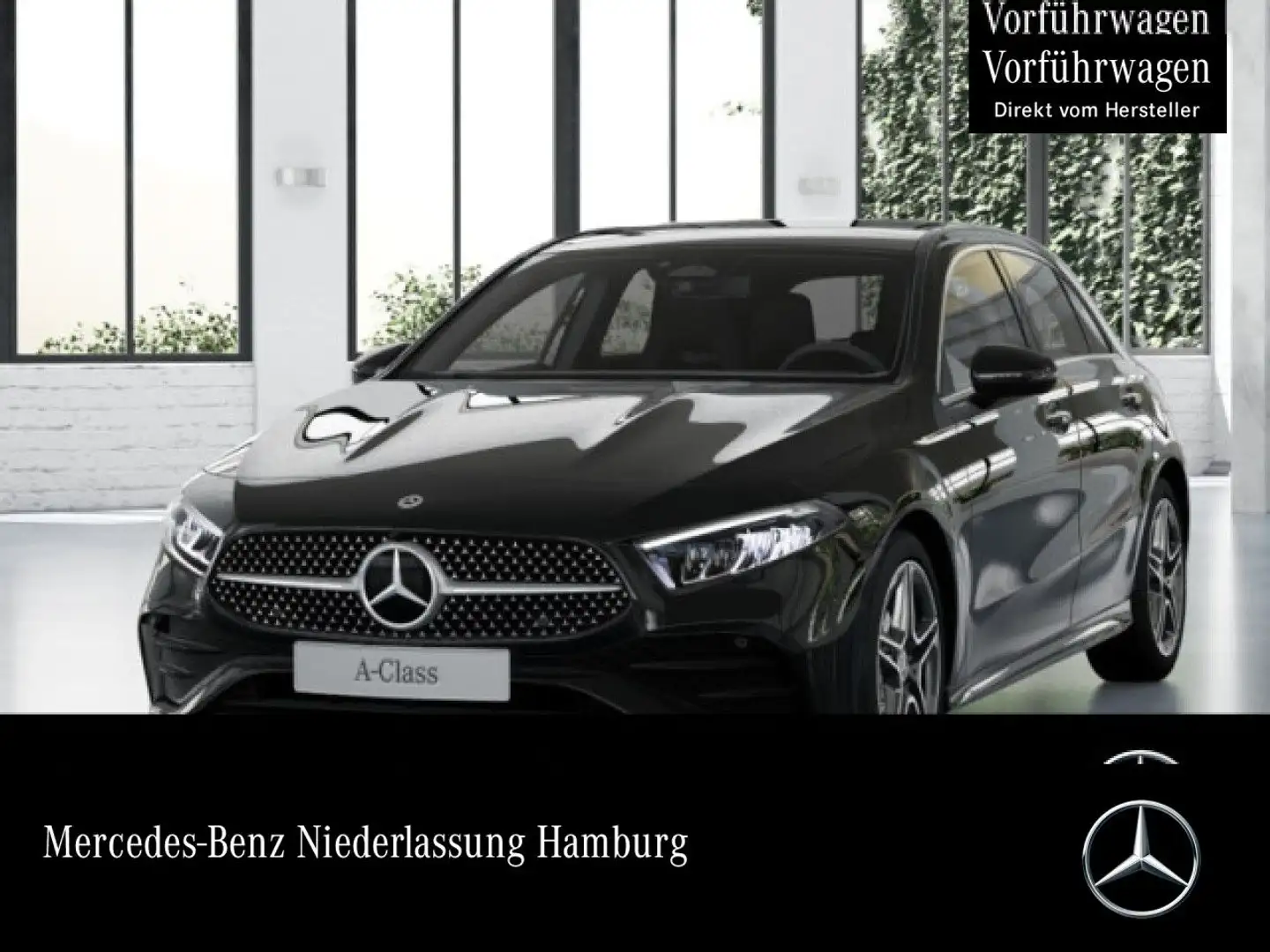 Mercedes-Benz A 200 AMG+PANO+LED+KAMERA+TOTW+KEYLESS+7G Schwarz - 1