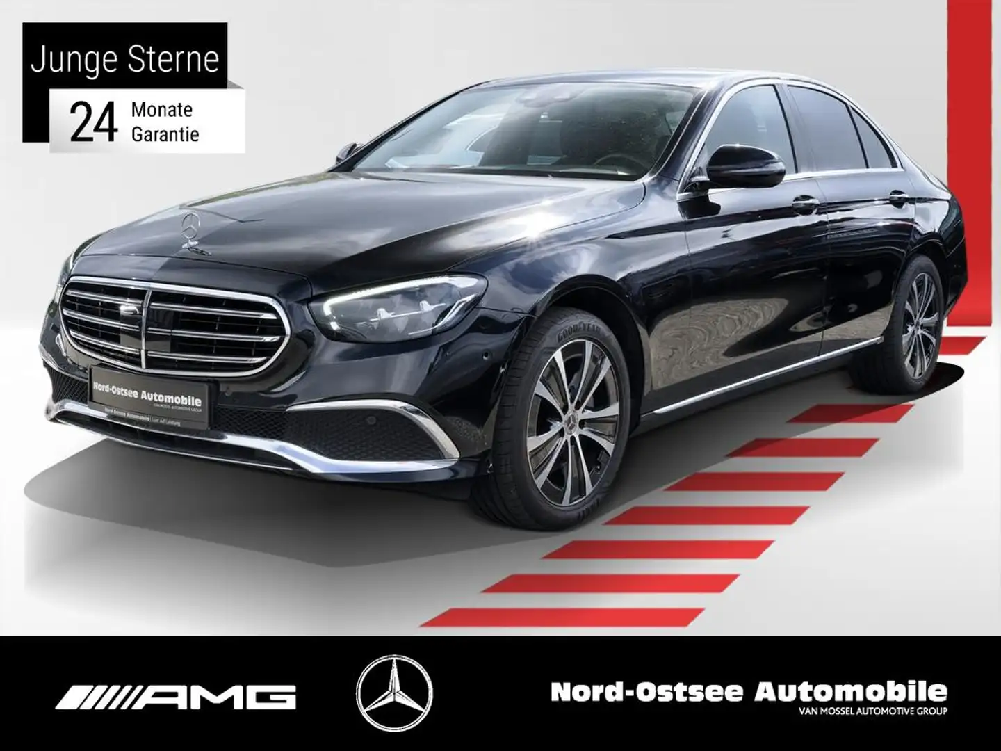 Mercedes-Benz E 300 de 4M EXCLUSIVE KAMERA DISTR AHK BURMESTER Noir - 1