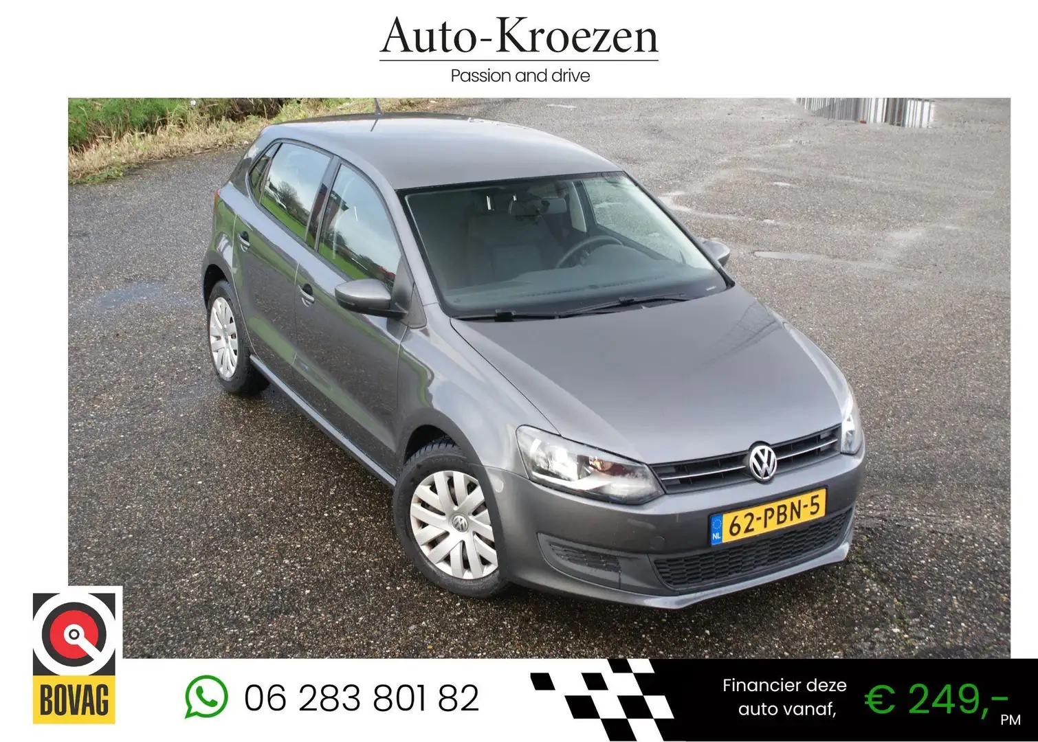 Volkswagen Polo 1.4-16V Comfortline | Org NL | 5 Deuren | Gris - 1