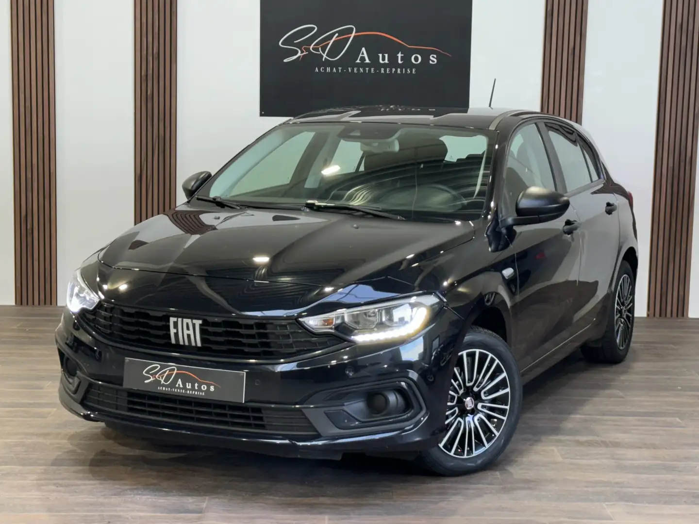 Fiat Tipo 1.0i * CAMERA * CLIM * GARANTIE * PRETE A IMMA * Noir - 1