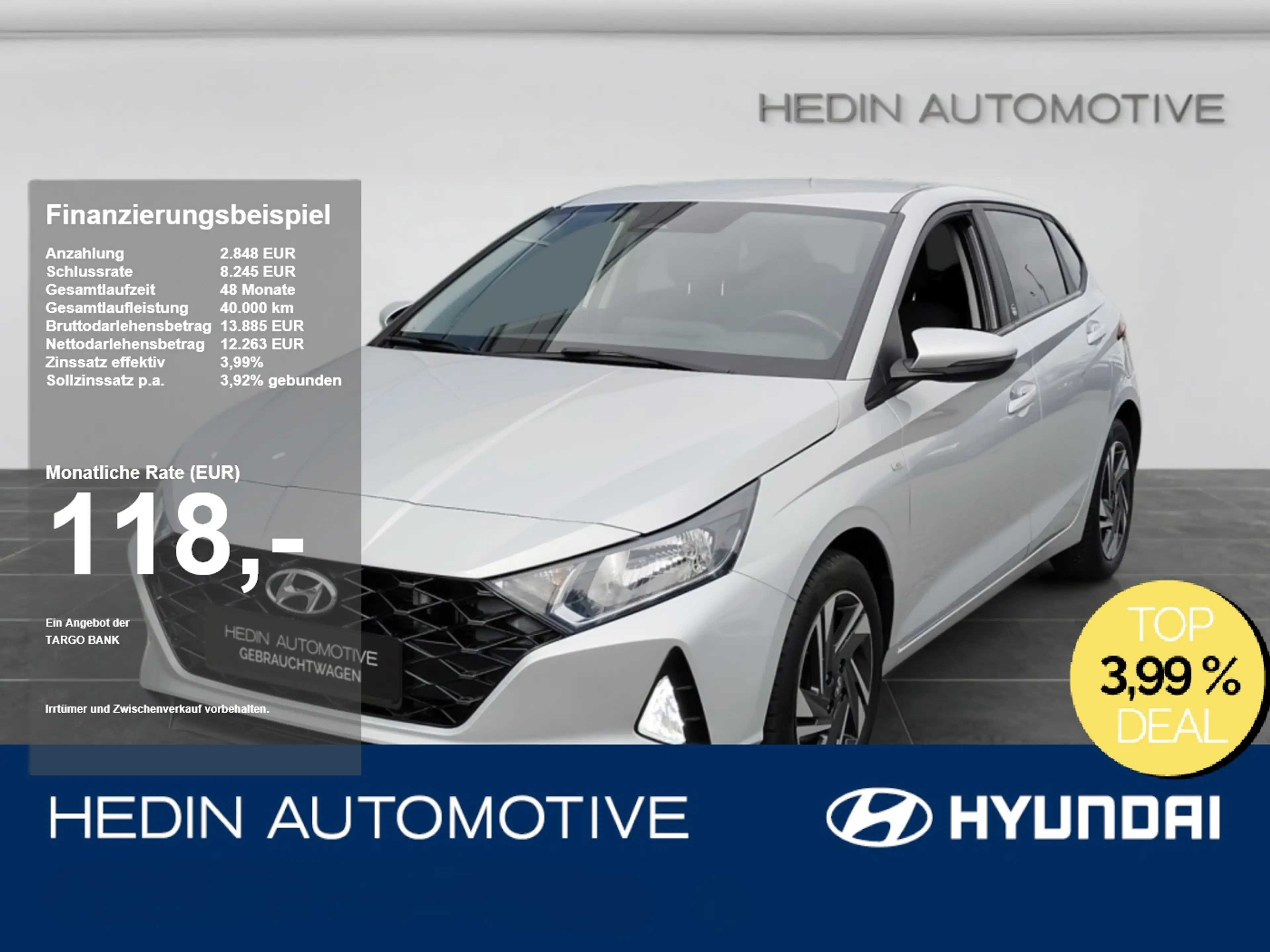 Hyundai i20 1.0 T-GDI Ed. 30 ALLWETTER|KAM|SHZ|DAB