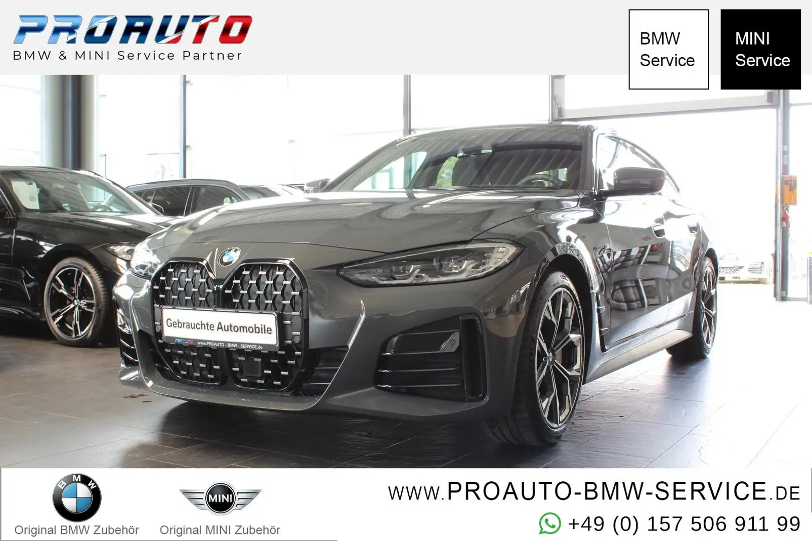 BMW 430 i Gran Coupe M Sport LED/ACC/CocProf/HUD/19Alu Grau - 1