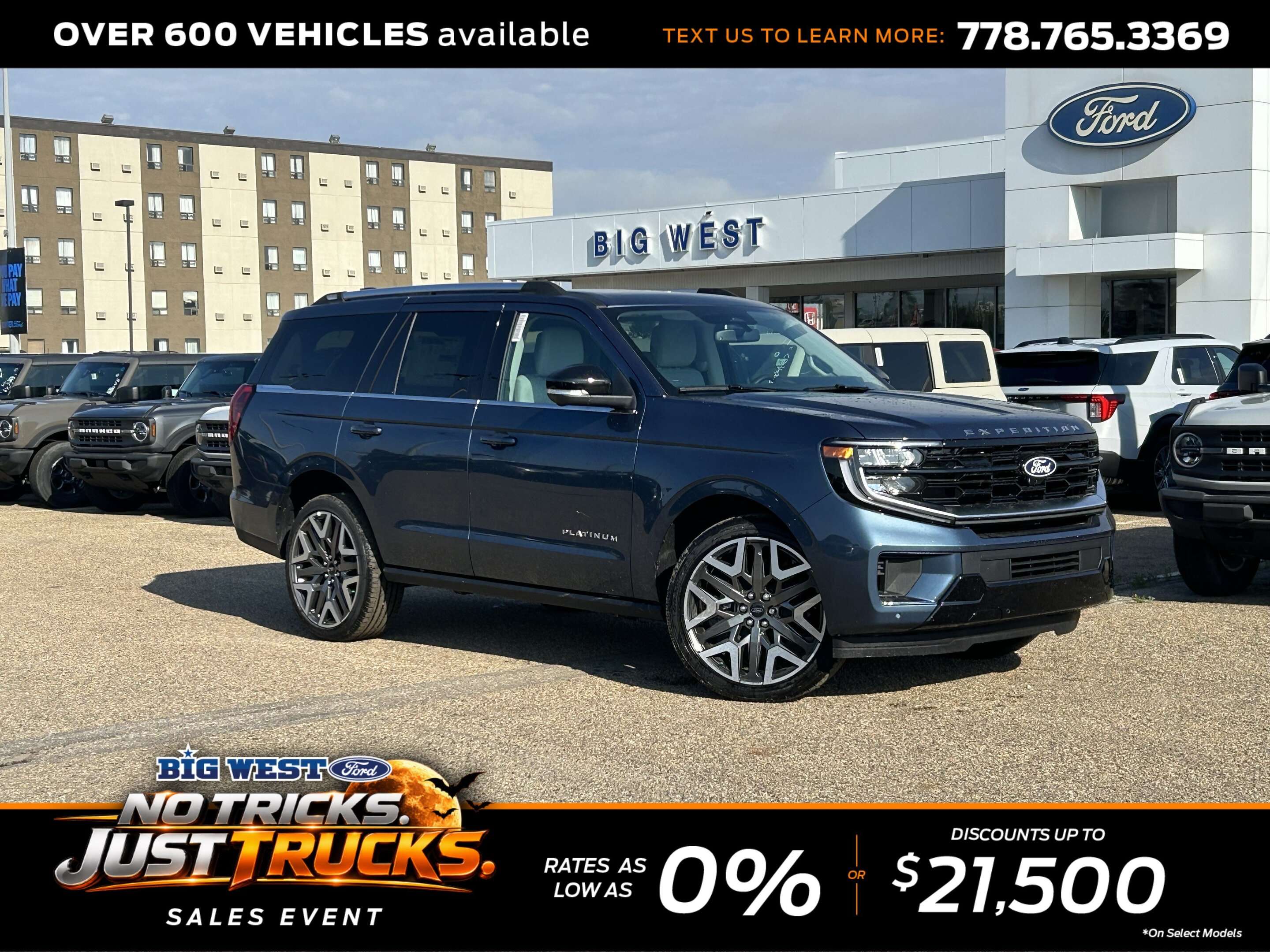 Blue 2027 Ford Expedition SUV / Crossover Four-Wheel Drive Automatic
