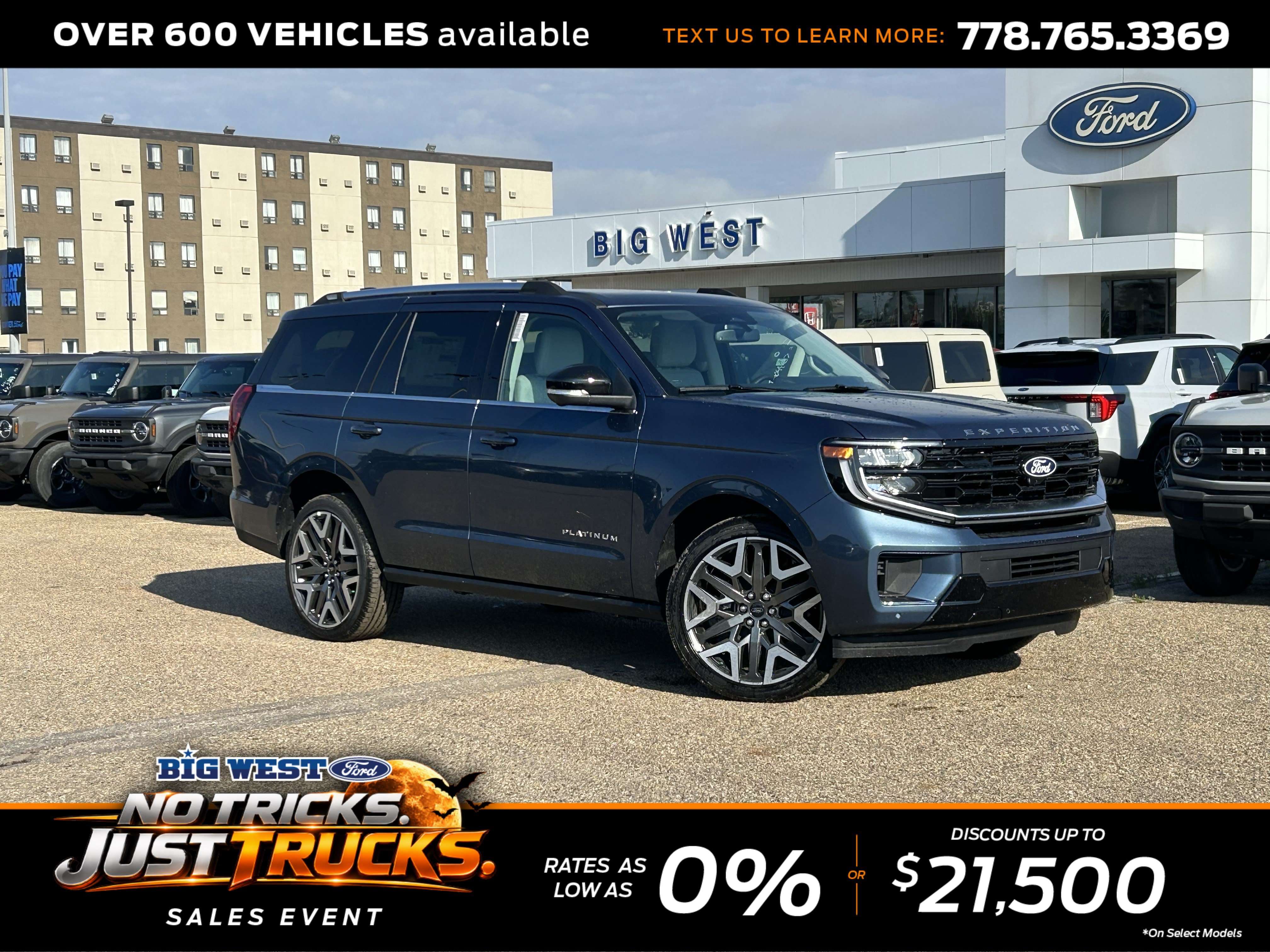 Blue 2027 Ford Expedition SUV / Crossover Four-Wheel Drive Automatic