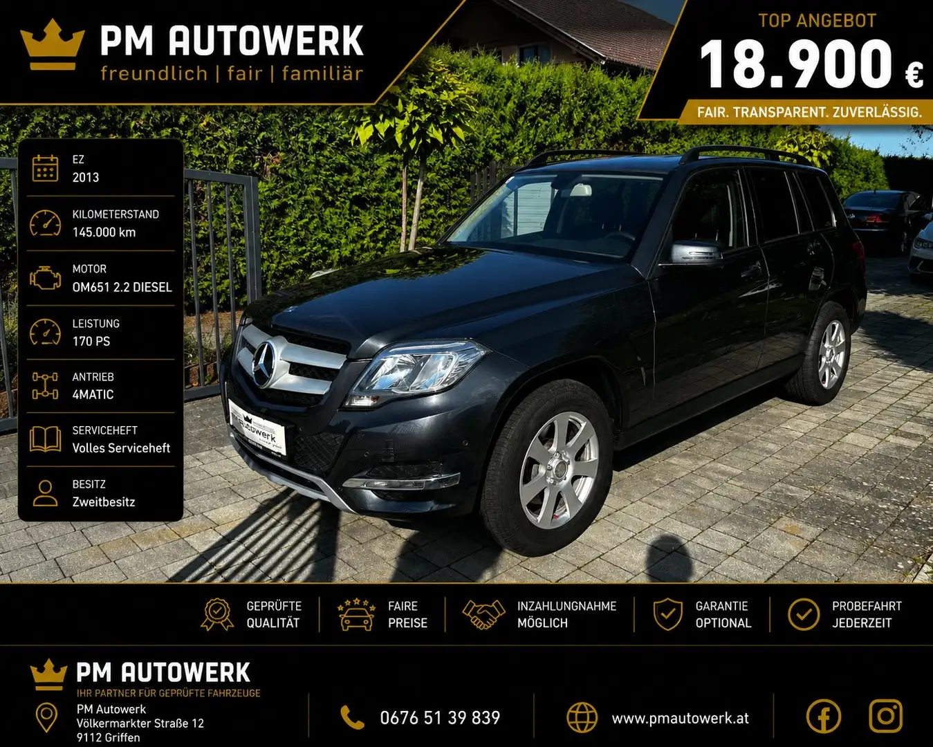 Mercedes-Benz GLK 220 GLK 220 CDI 4Matic *Zweitbesitz*Serviceheft* Grau - 1