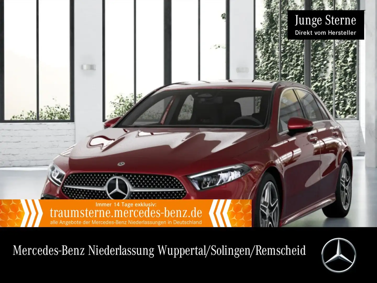 Mercedes-Benz A 180 AMG+LED+KAMERA+KEYLESS+7G Rot - 1