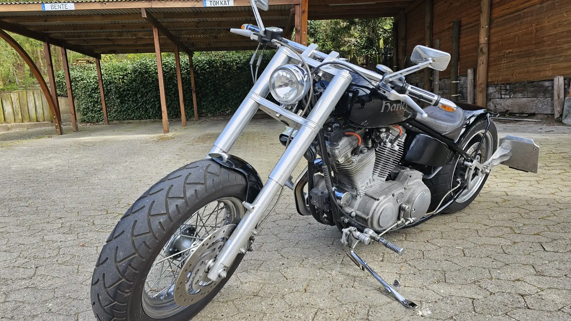 Harley-Davidson Custom Bike Lottermann Czarny - 1