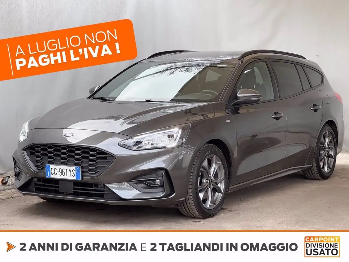 Ford Focus sw 1.0 ecoboost h st-line s&s 125cv my20.75 Grigio - 1