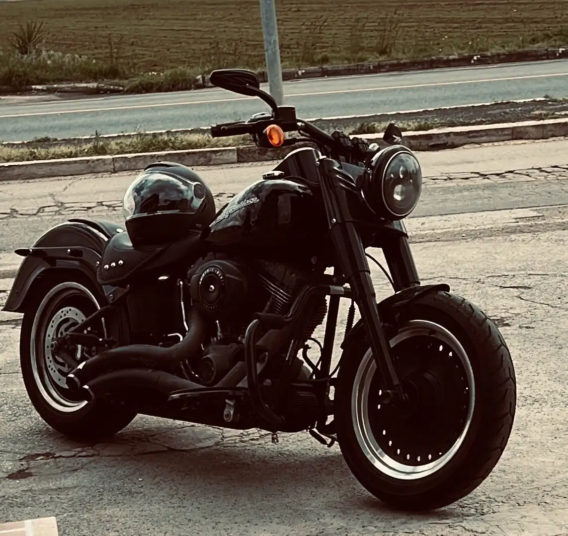 Harley-Davidson Fat Boy Чорний - 1