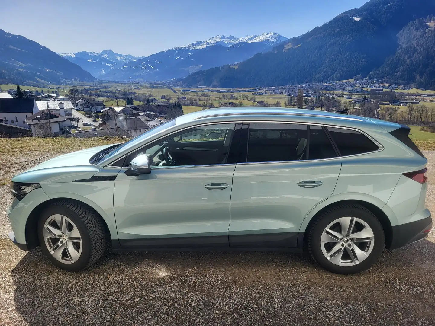 Skoda Enyaq Enyaq iV 80x 82kWh Grün - 1