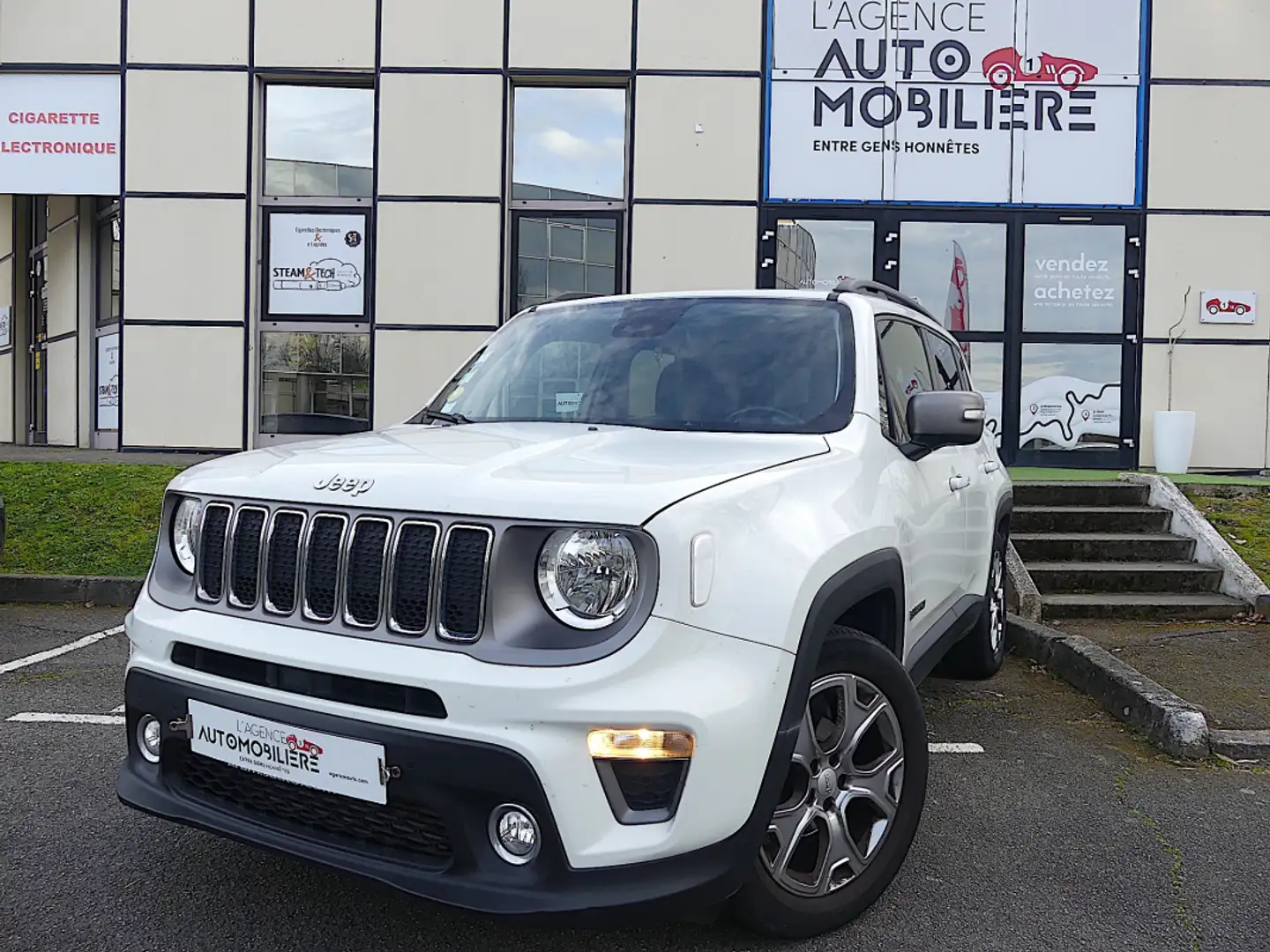 Jeep Renegade 1.6 MULTIJET 120CH LIMITED S&S Blanc - 1