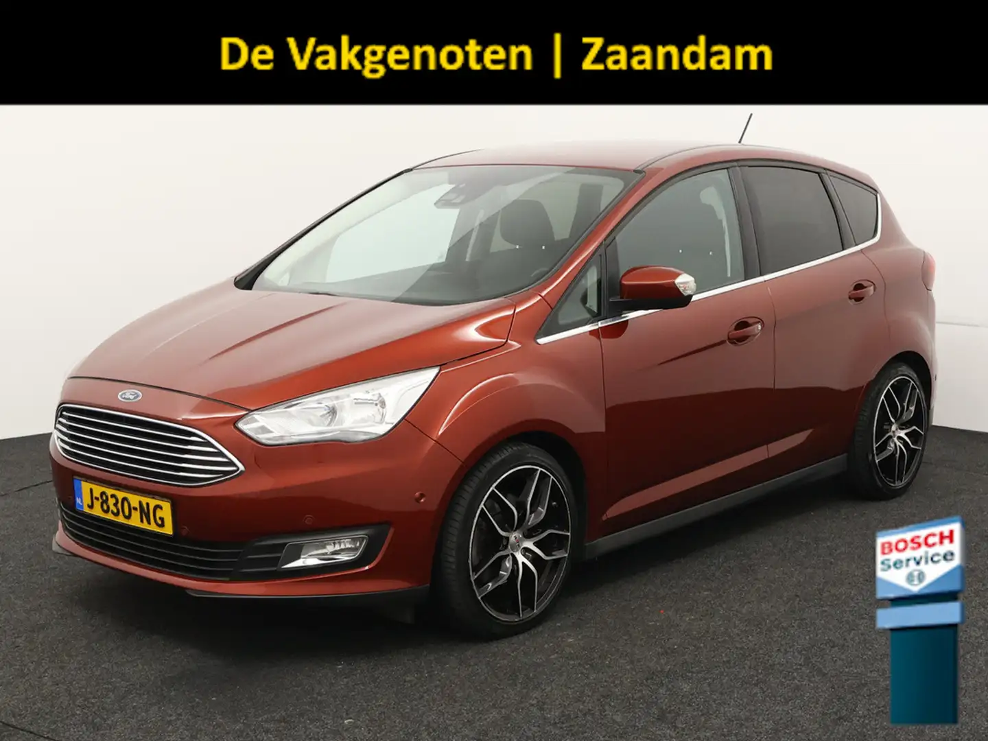 Ford C-Max Trekhaak 1.5 Titanium 150PK Airco, bluetooth, stuu Rouge - 1